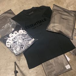 Essentials Shirts (Black, Grey)