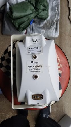 2 Quam FM4X1/70/W 4"speakers