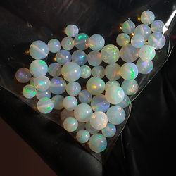 Fifty Carats Of Natural Ethiopian Opal Beads