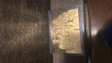 23 karat gold Star Trek card