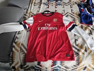 Nike Arsenal Soccer Jersey Long Sleeve Size Xl