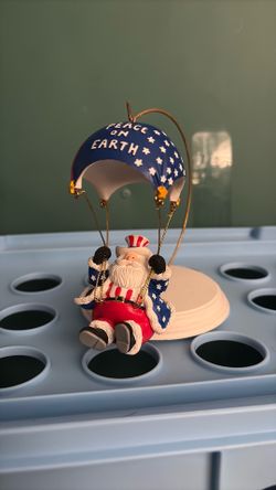 Uncle Sam Santa Christmas ornament