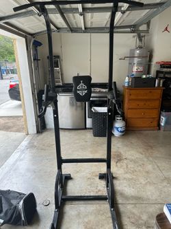 New in a box pull up and dip bar
