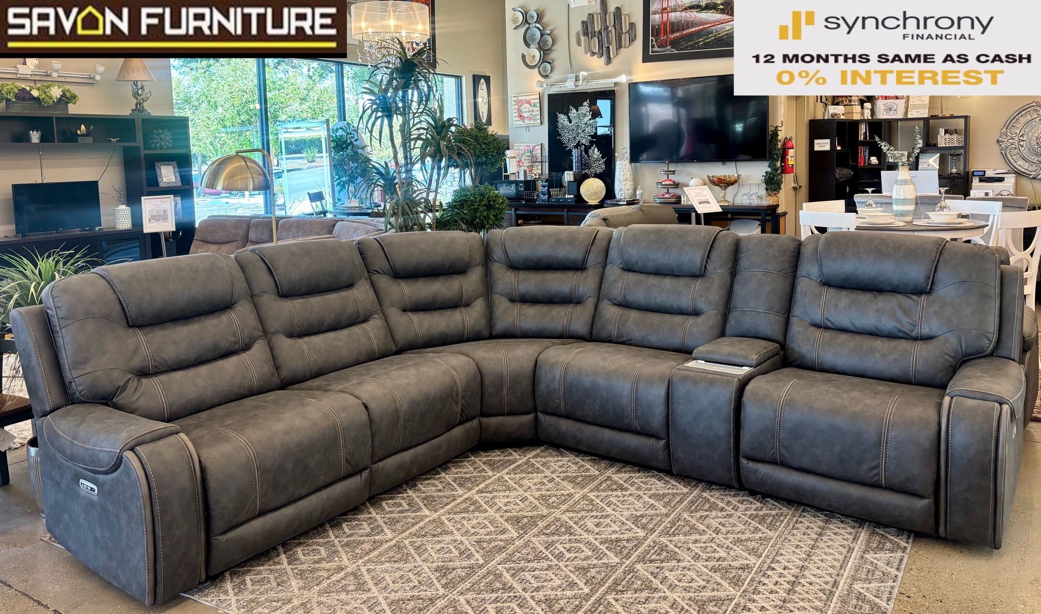 Power Reclining Sectional