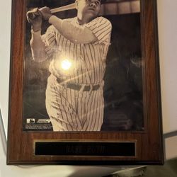 Babe Ruth Wall Plaque