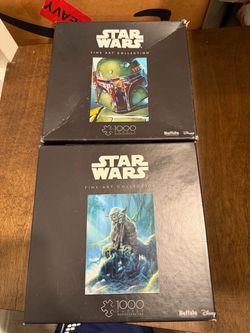 Star Wars Puzzles 1,000 pieces each