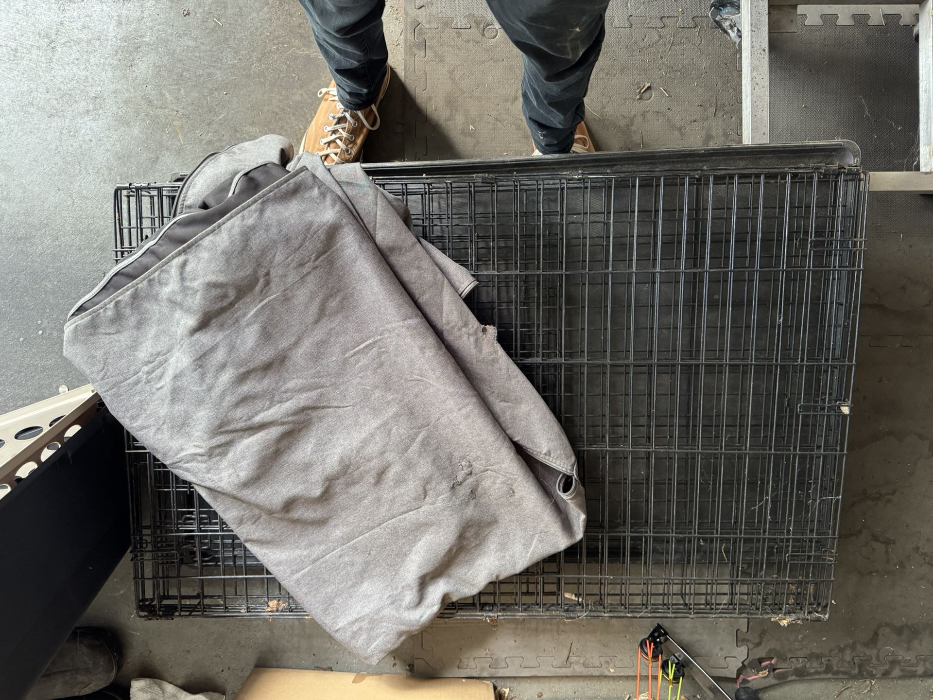 Large Dog Crate W/ Fabric Cover