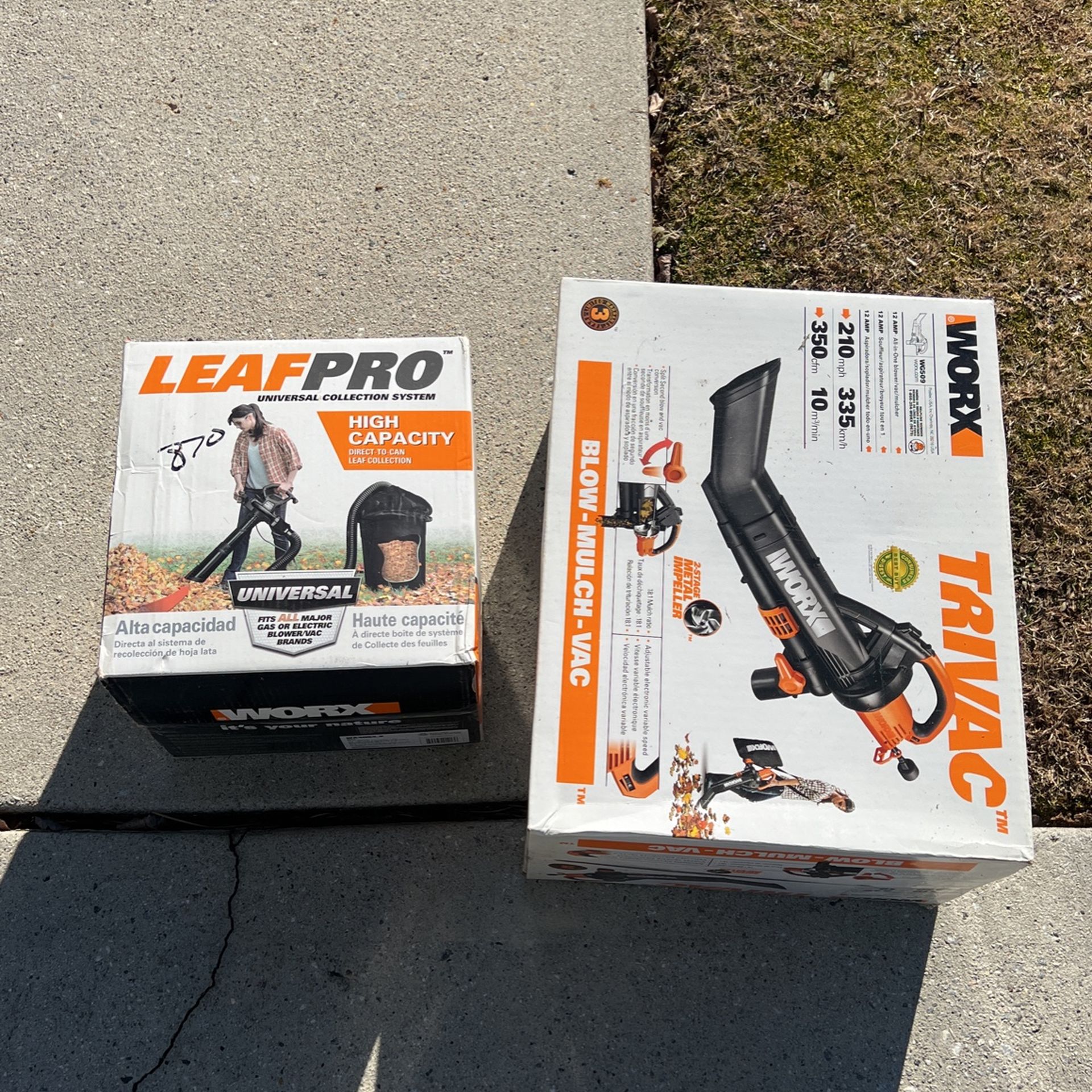 Work Trivia Blow Mulch Vac And Collection System