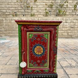 Hand painted Cabinet/Decor