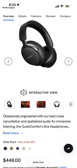 Bose QuietComfort Ultra Headphones