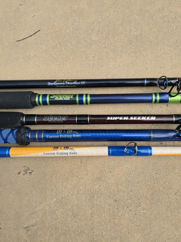 Many Quality Fishing Rods