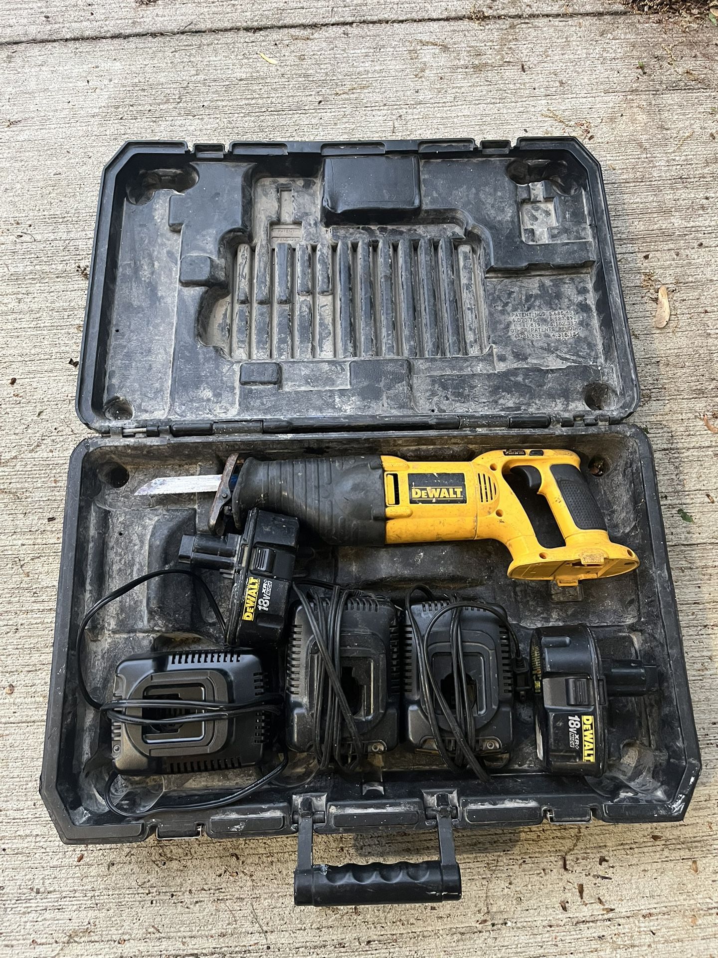 Used DeWalt 18v Sawzall