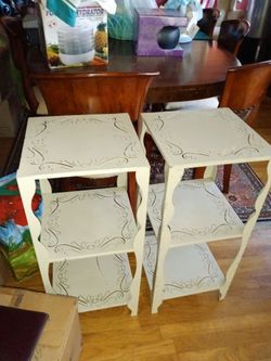 Metal side tables