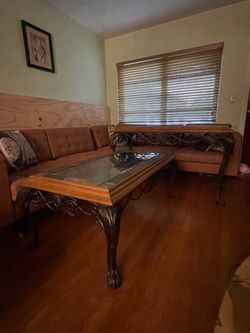 Table & Mirror Set