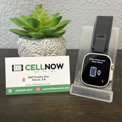 April Promo - Apple Watch Ultra 2 49mm Cellular - Natural Titanium