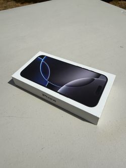 OEM Apple iPhone 16 Pro & 16 Pro Max Original Boxes – 256GB Black Titanium