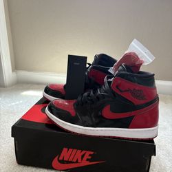 Jordan 1 Retro High OG ‘Bred Patent’ - Size 10
