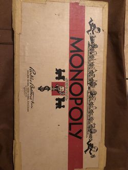 Vintage monopoly board game