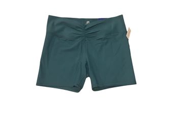 Teal bike shorts