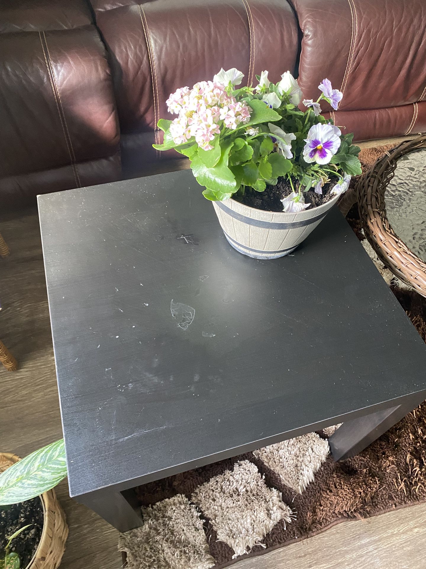 Coffee table. Enjoy your coffee!
