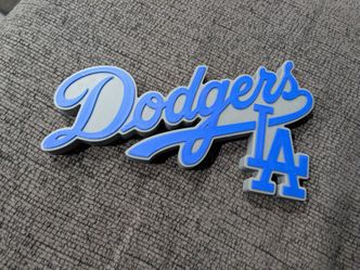 Dodger wall/desk or table signs