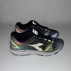 Diadora Mythos Blushield Hip Women Size 7 Black/White 3M Reflective Running Shoe