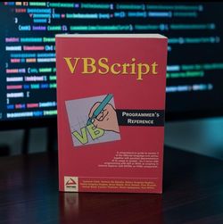 VBScript Programmers Reference (1st Edition, 1999) By Adrian Kingsley- Hughes. The item shown is the VBScript Programmer's Reference published by Wrox
