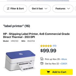 HP  Printer - Labels, Gift Tags - Brand new