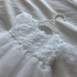 Easter Dress, Girl Flowers Dress , Size 3 T for Holiday , Baptism, Occasion