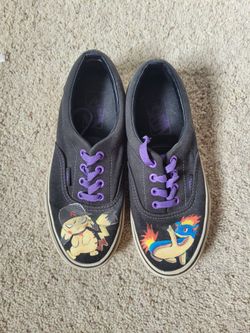 Vans Painted Art Size 6 Pokemon