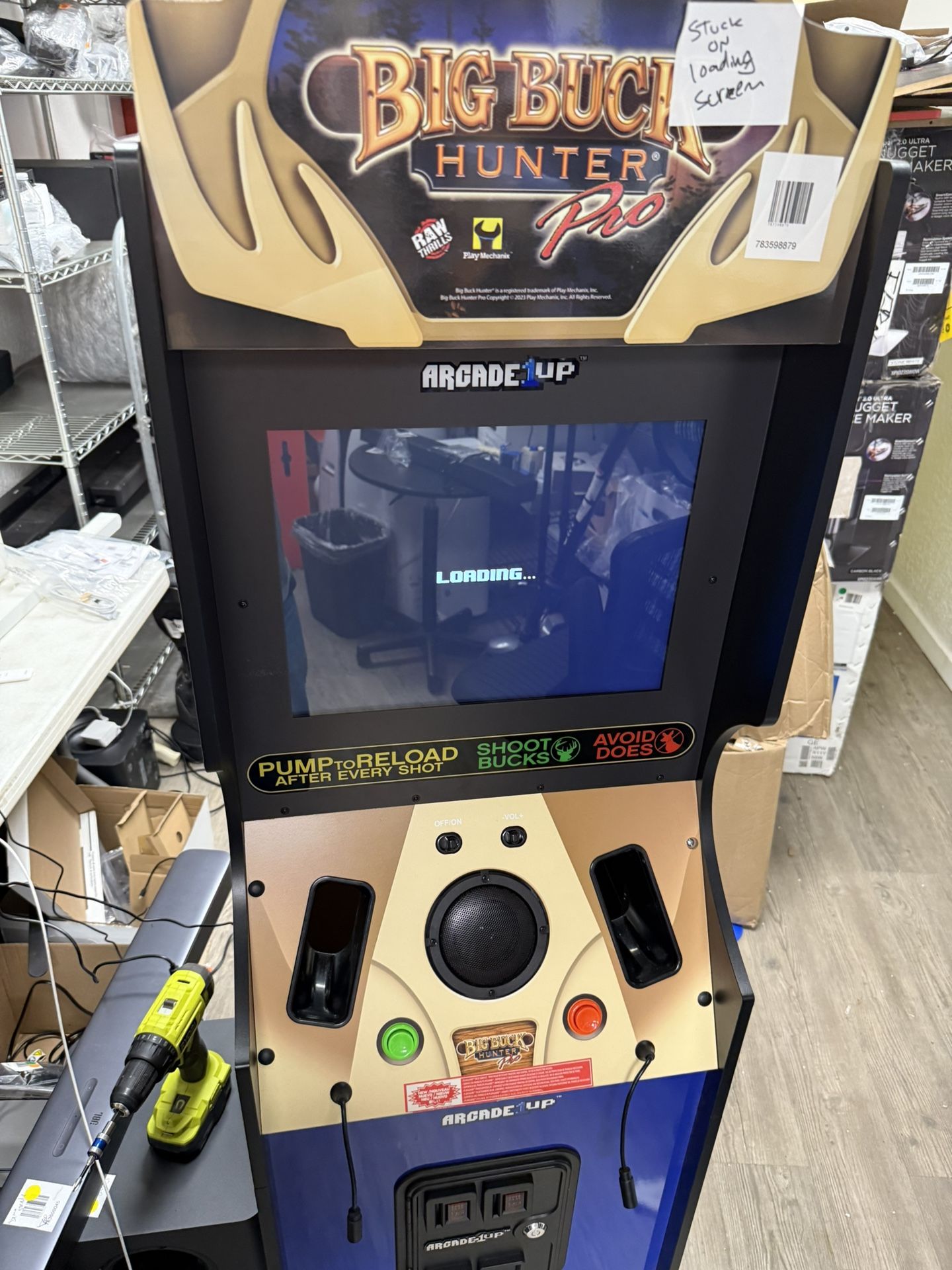 Big Buck Hunter Pro Deluxe Arcade 1up arcade Machine