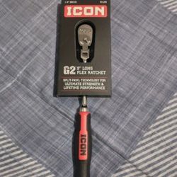 ICON G2 1/4 in. Drive, 9 in. Long-Reach Ratchet. NEW