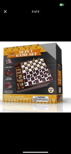 10 in 1 wooden games
