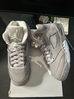 Jordan 5 Wolf Grey Size 3.5y