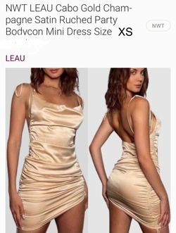LEAU MINI DRESS XS