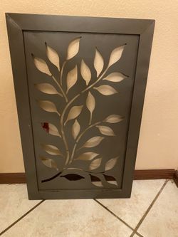 Beautiful metal plaque