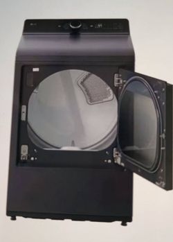 LG 7.3 cu. ft. Ultra Large Capacity Rear Control Electric Dryer with LG EasyLoad™ Door and AI Sensing 