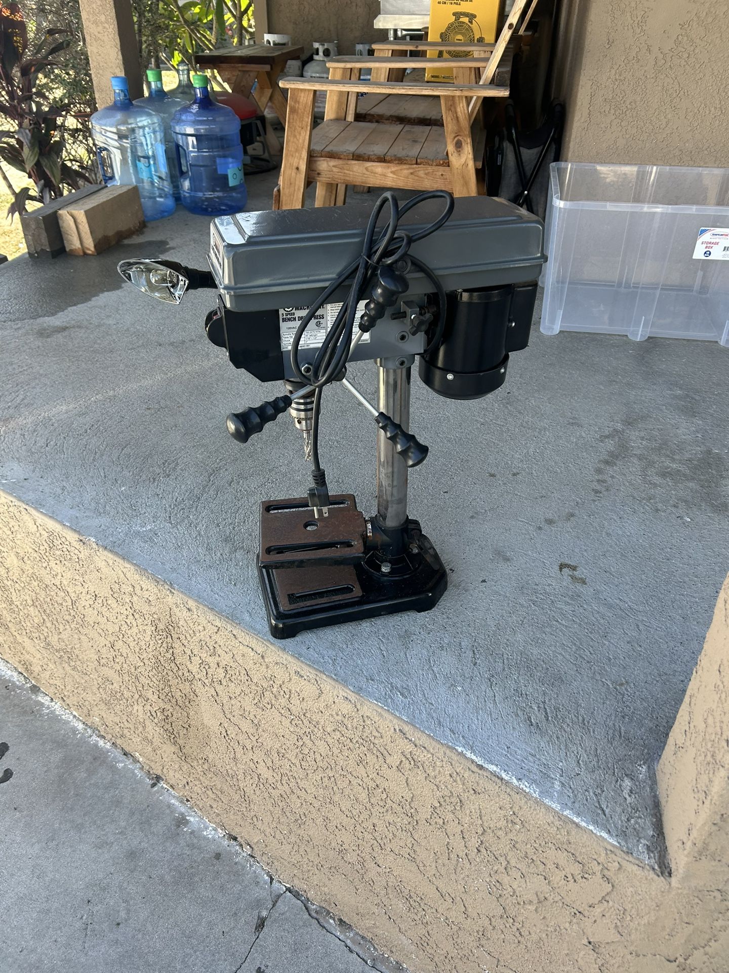 5 Speed Bench Drill Press