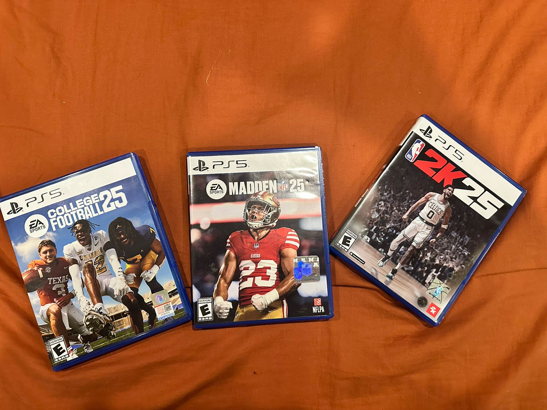 NCAA, MADDEN, NBA 25