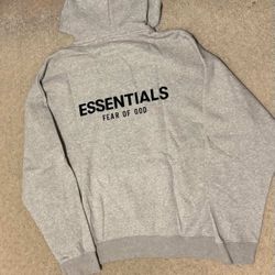 Fear of God Essentials Hoodie Grey Size L