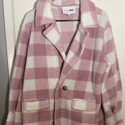 Pink Checkered Jacket