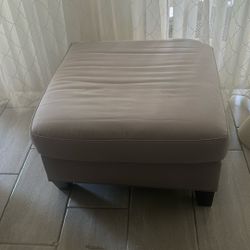 Gray Ottoman 