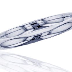 10kt White Gold Wedding Band