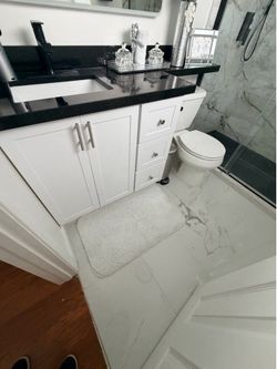 Vanity with toilets