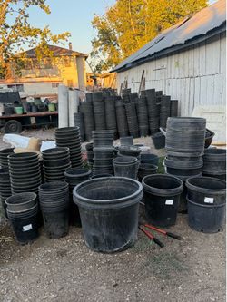 Pots 1,2,3,5,15 gallons