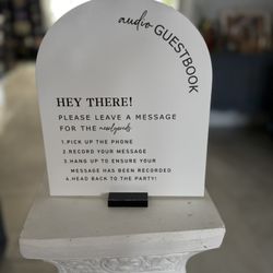 Audio Guest Book Sign