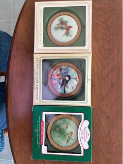 Hallmark holiday wildlife ornaments