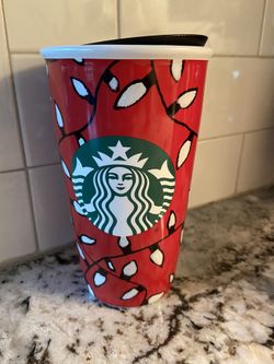 Starbucks Christmas lights tumbler