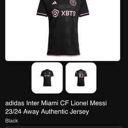 Messi Inter Miami Adidas Jersey Brand New With Tags Size Medium Authentic