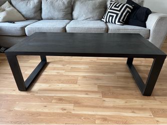 Real Wood Dark Brown Coffee Table